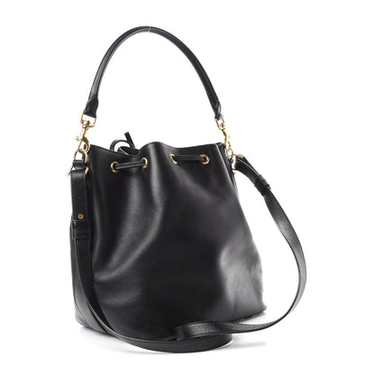 Saint Laurent Calfskin Large Emmanuelle Bucket Bag Black 3 of 13