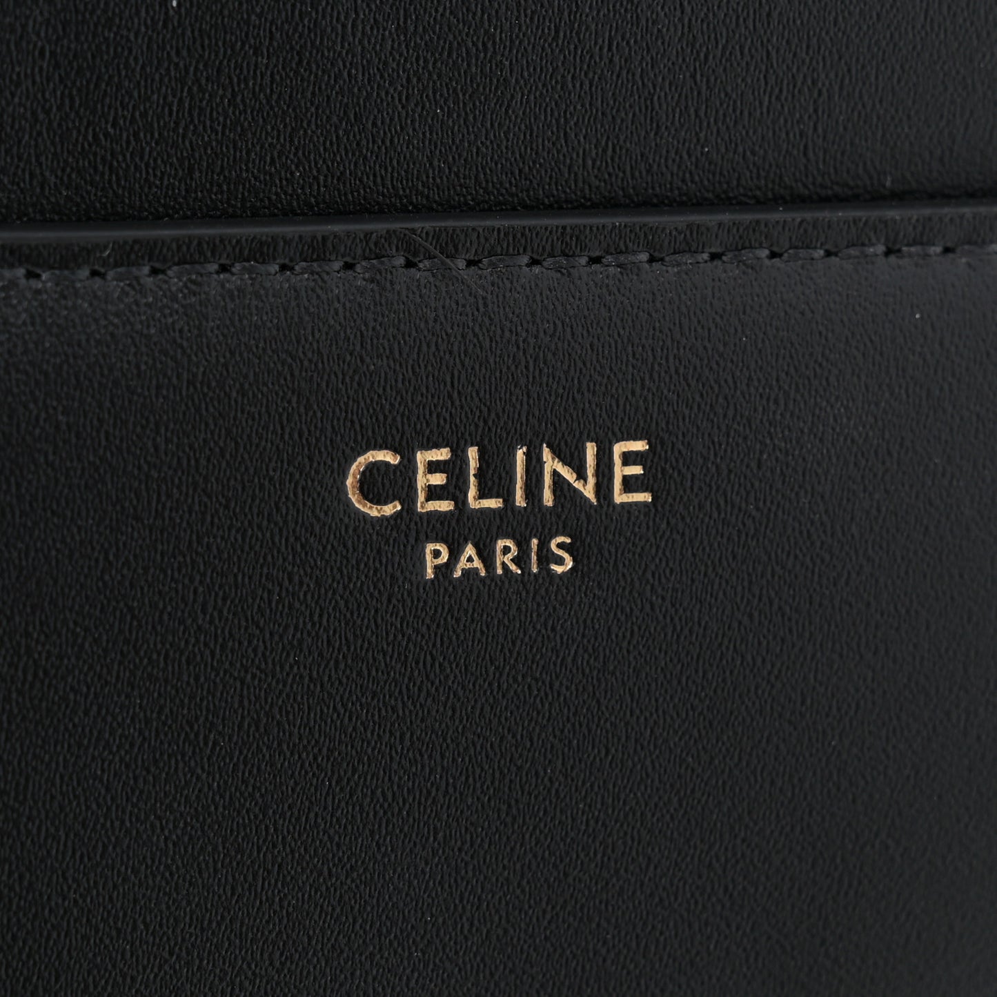 Satinated Calfskin Small 16 Top Handle Bag Black