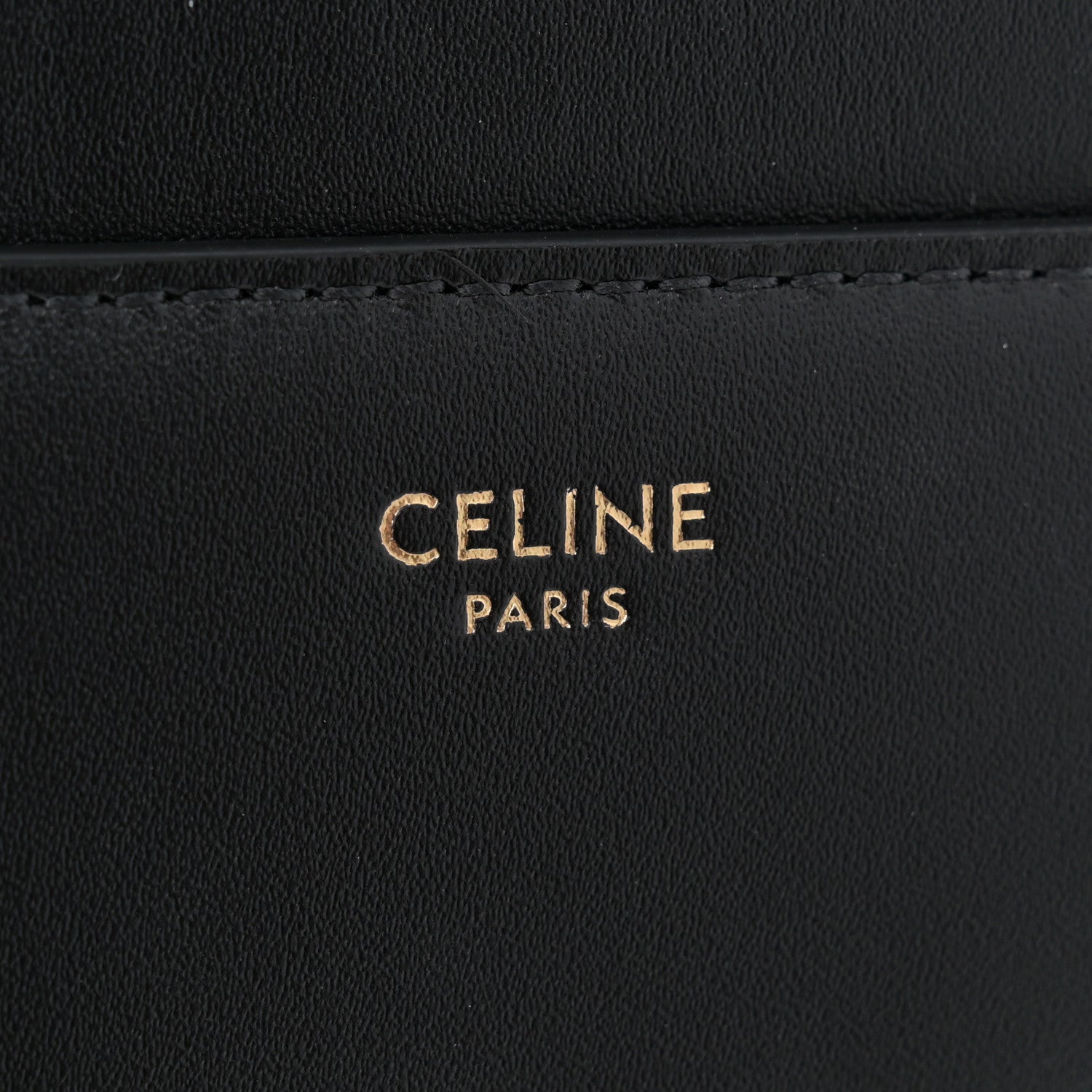 Celine Satinated Calfskin Small 16 Top Handle Bag Black 7 of 12