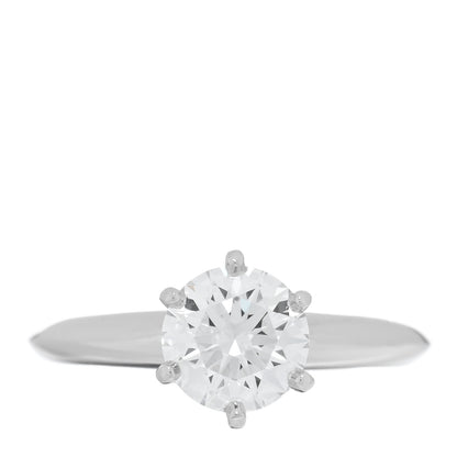 Tiffany Platinum Diamond 1.12ct Solitaire Engagement Ring 49 4.75 1 of 4