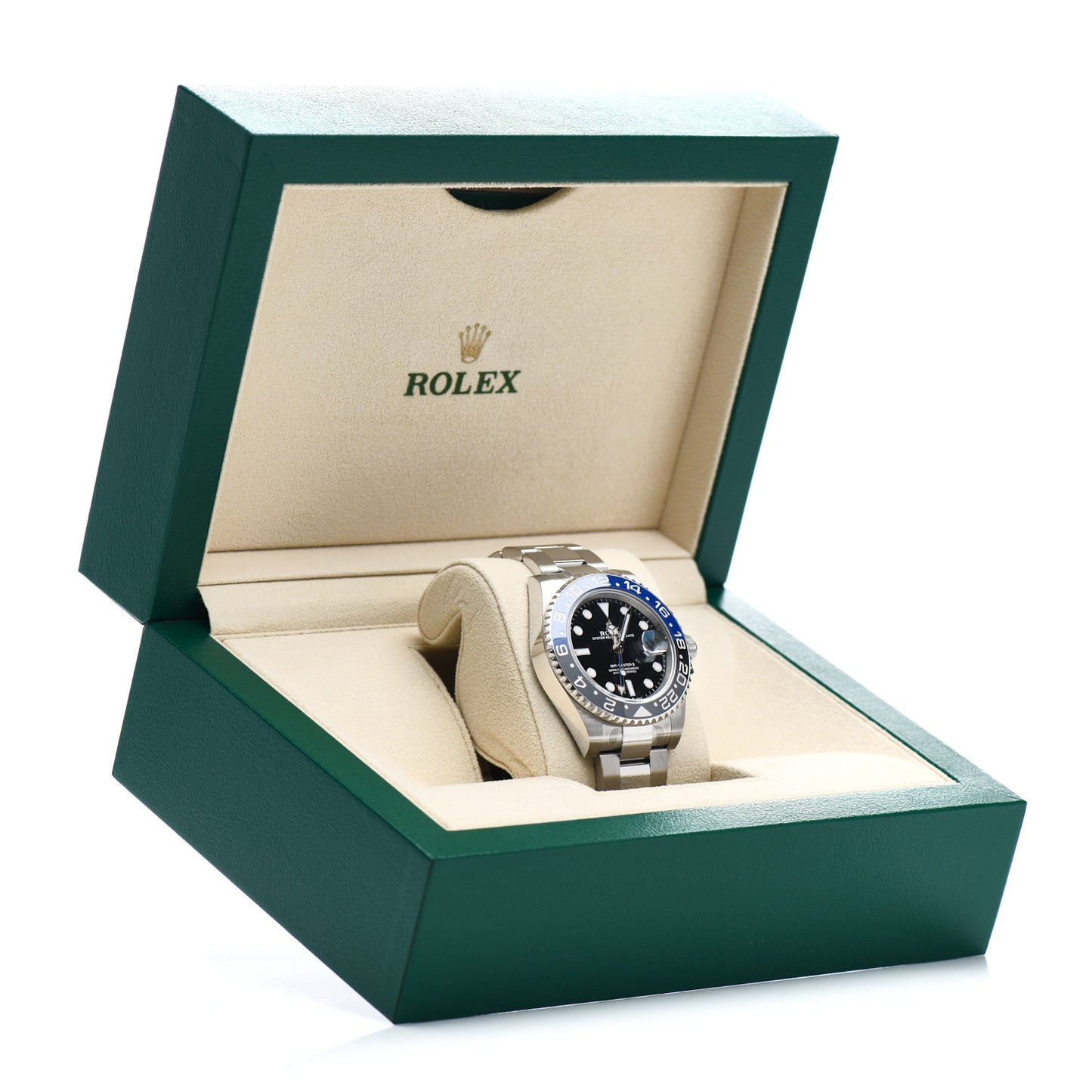 Stainless Steel 40mm Oyster Perpetual Date GMT Master II Batman Watch Black 116710BLNR