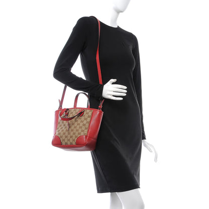 Gucci Monogram Small Bree Tote Red 2 of 7
