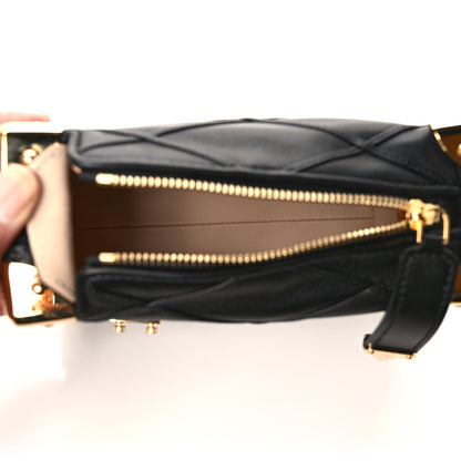 Louis Vuitton Lambskin Malletage Side Trunk PM Black 5 of 8