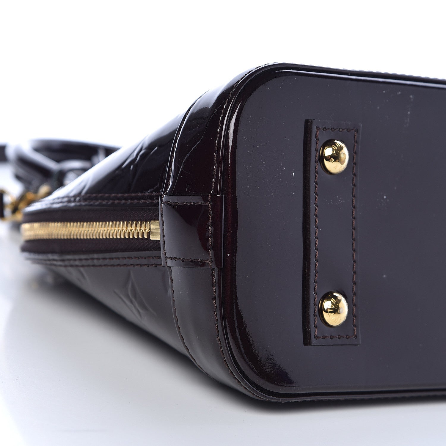 Louis Vuitton Vernis Alma BB Amarante 9 of 13