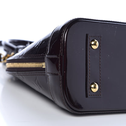 Louis Vuitton Vernis Alma BB Amarante 9 of 13