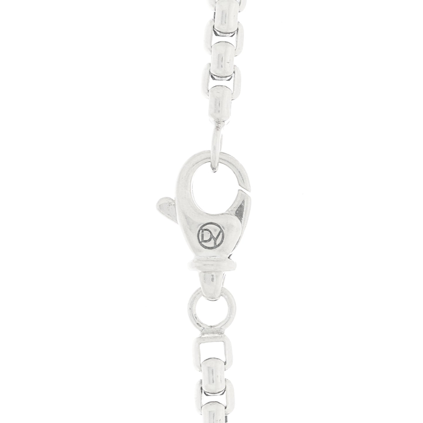 Sterling Silver Diamond Large Albion Pave Pendant Necklace