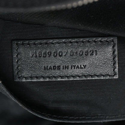 Saint Laurent Canvas Monogram Belt Bag Black 7 of 10