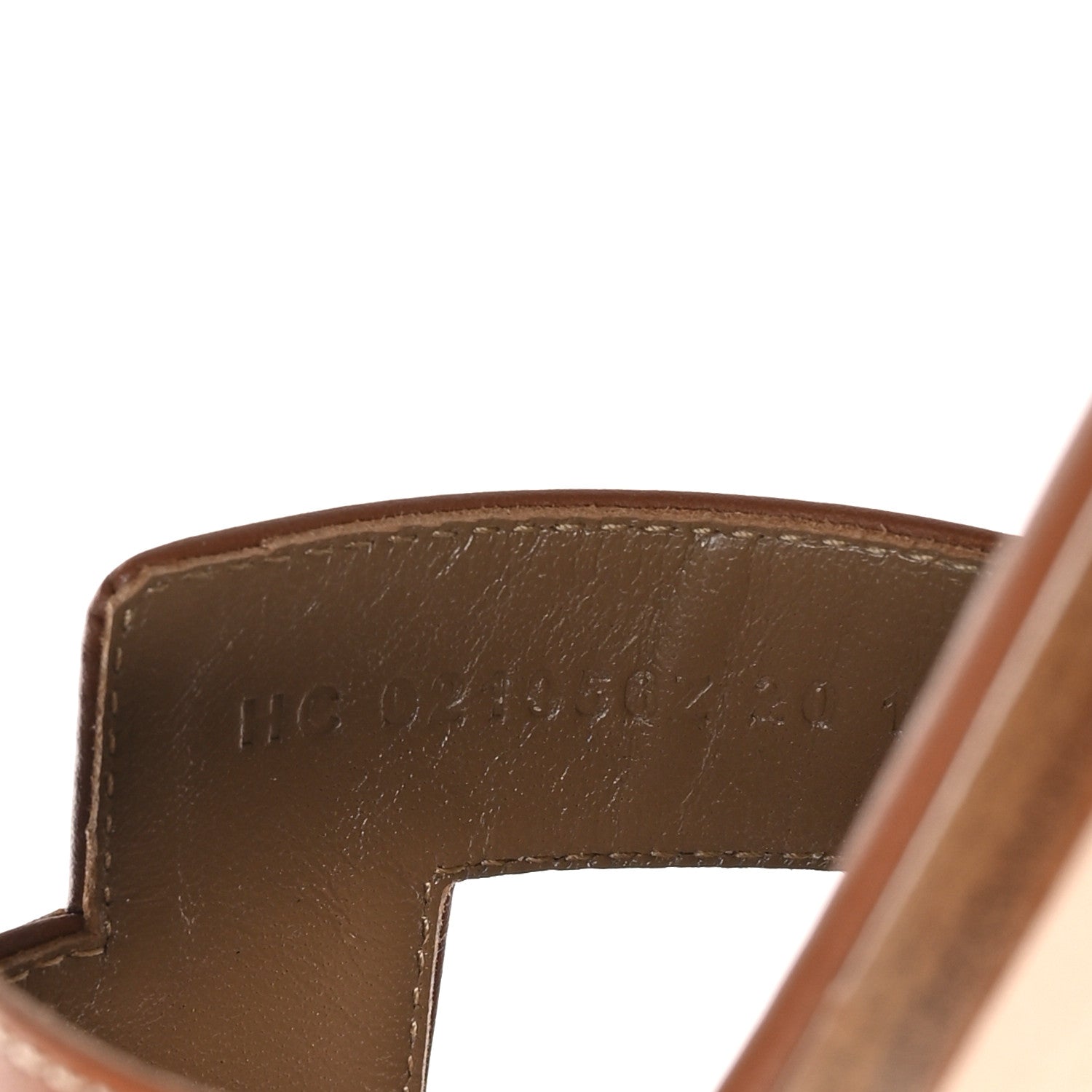 Hermes Box Calfskin Oran Sandals 39 Gold 8 of 11