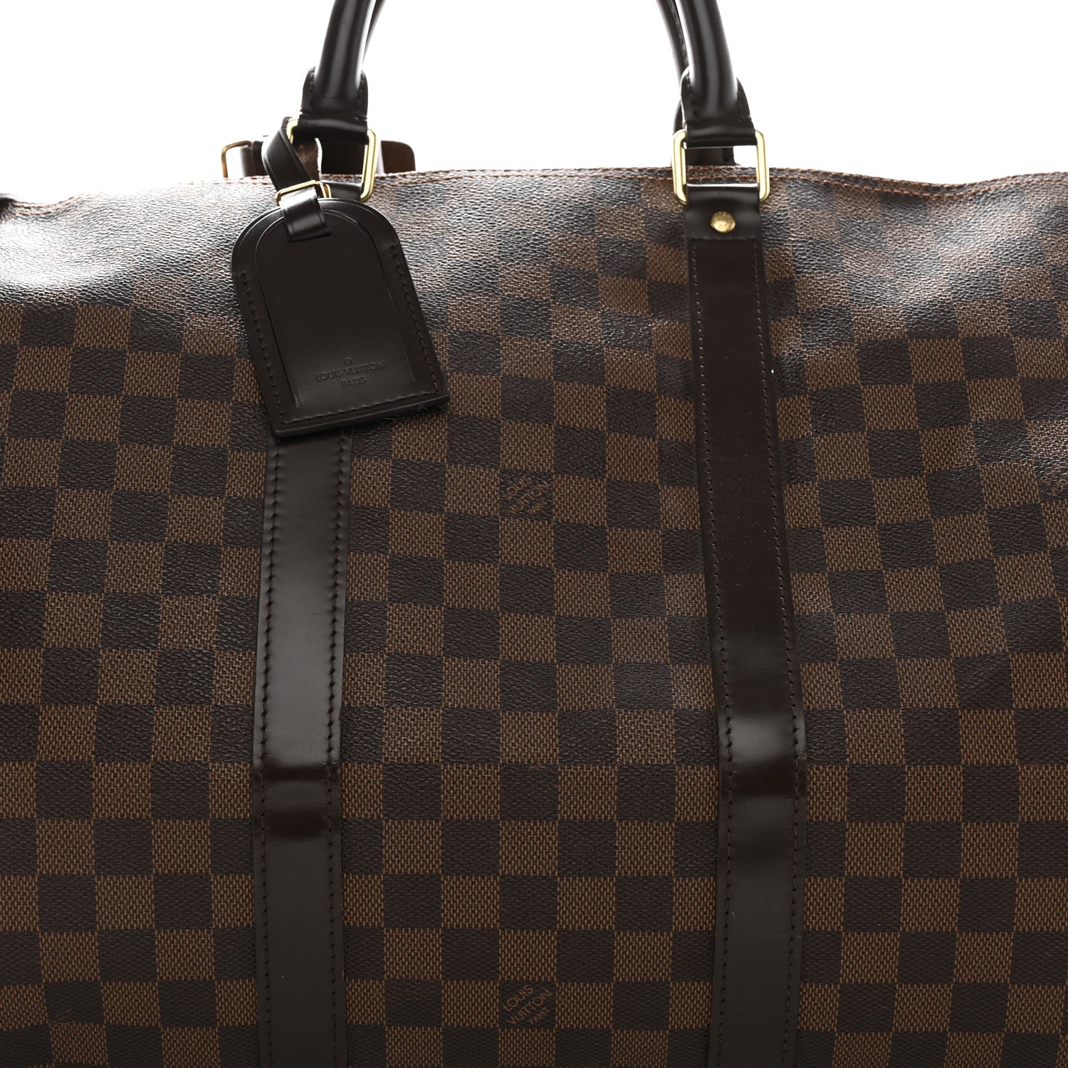 Louis Vuitton Damier Ebene Keepall Bandouliere 55 6 of 16