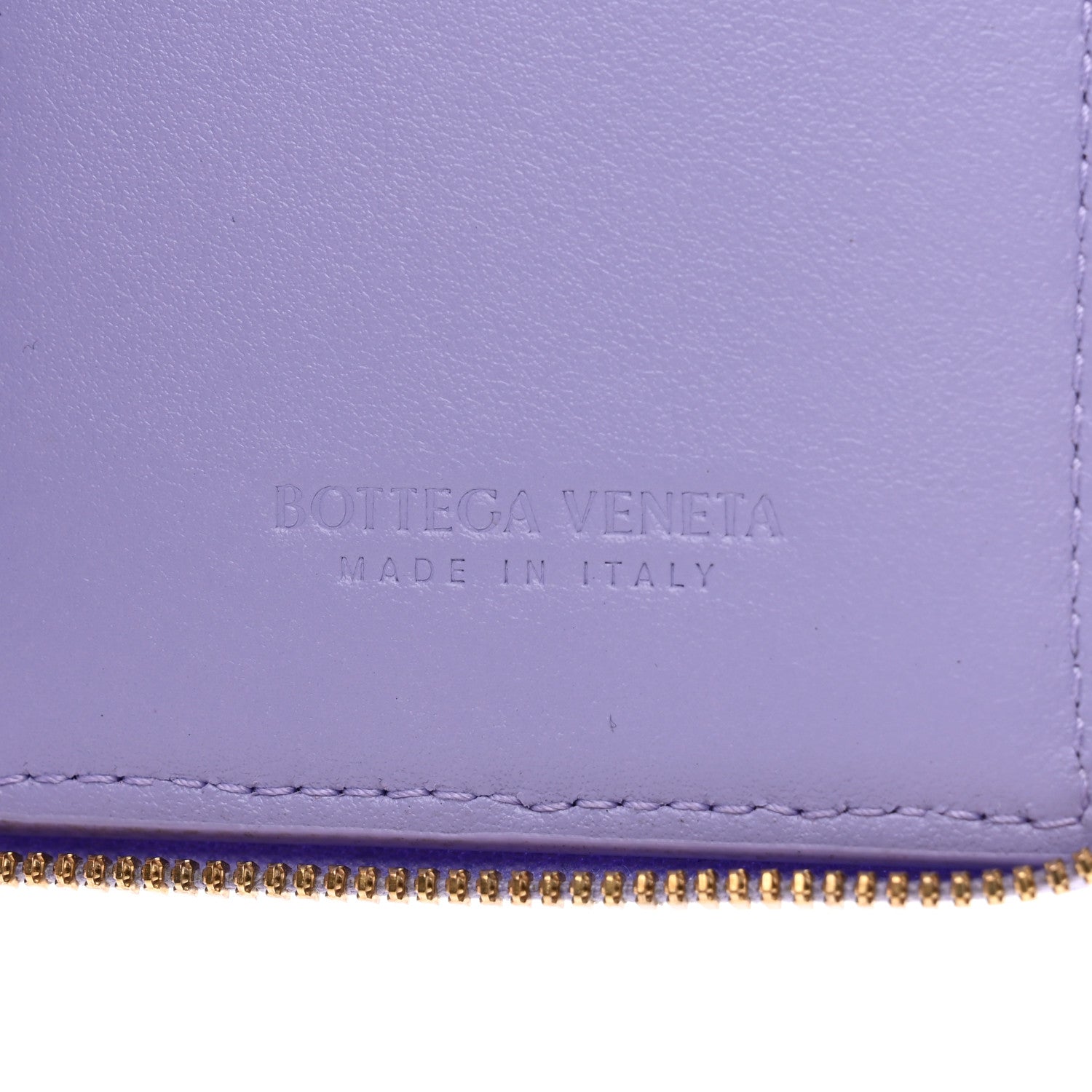 Bottega Veneta Nappa Maxi Intrecciato Zip Around Wallet Wisteria 6 of 7