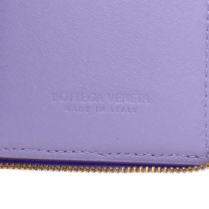 Bottega Veneta Nappa Maxi Intrecciato Zip Around Wallet Wisteria 6 of 7