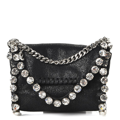 Stella McCartney Shaggy Deer Tiny Falabella Crystal Crossbody Black 1 of 12
