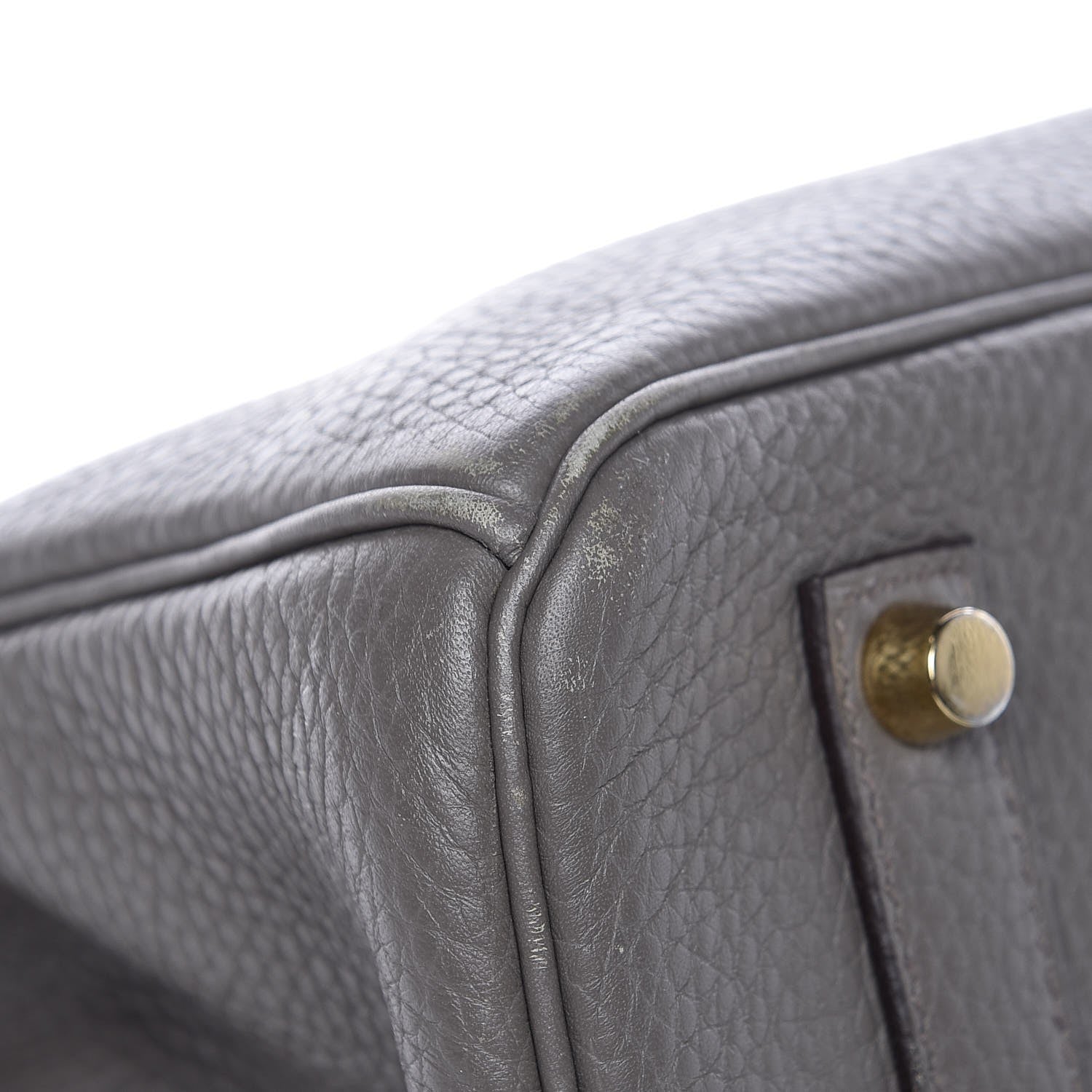 Hermes Taurillon Clemence Birkin 35 Etain 37 of 41