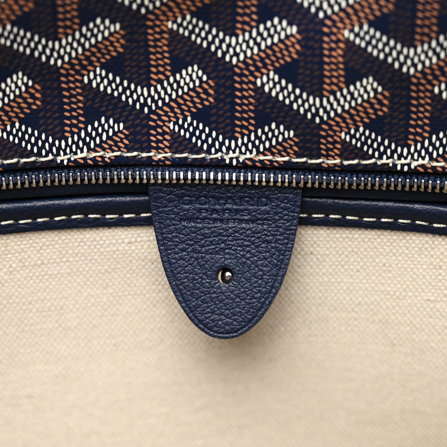 Goyard Goyardine Artois PM Navy 9 of 9