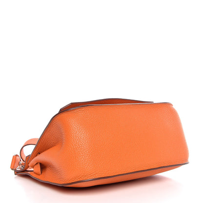 Hermes Taurillon Clemence Jypsiere 28 Orange 4 of 9