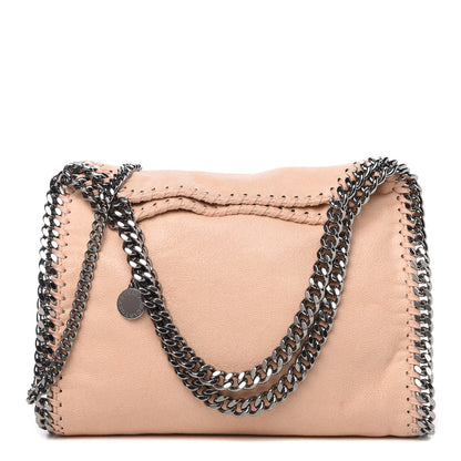 Stella McCartney Shaggy Deer Mini Falabella Fold Over Tote Powder 1 of 10