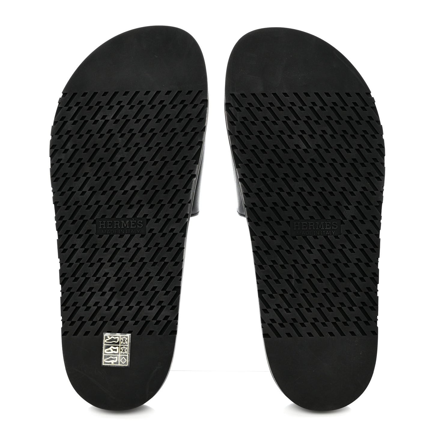 Calfskin Mens Biarritz Sandals 41.5 Black