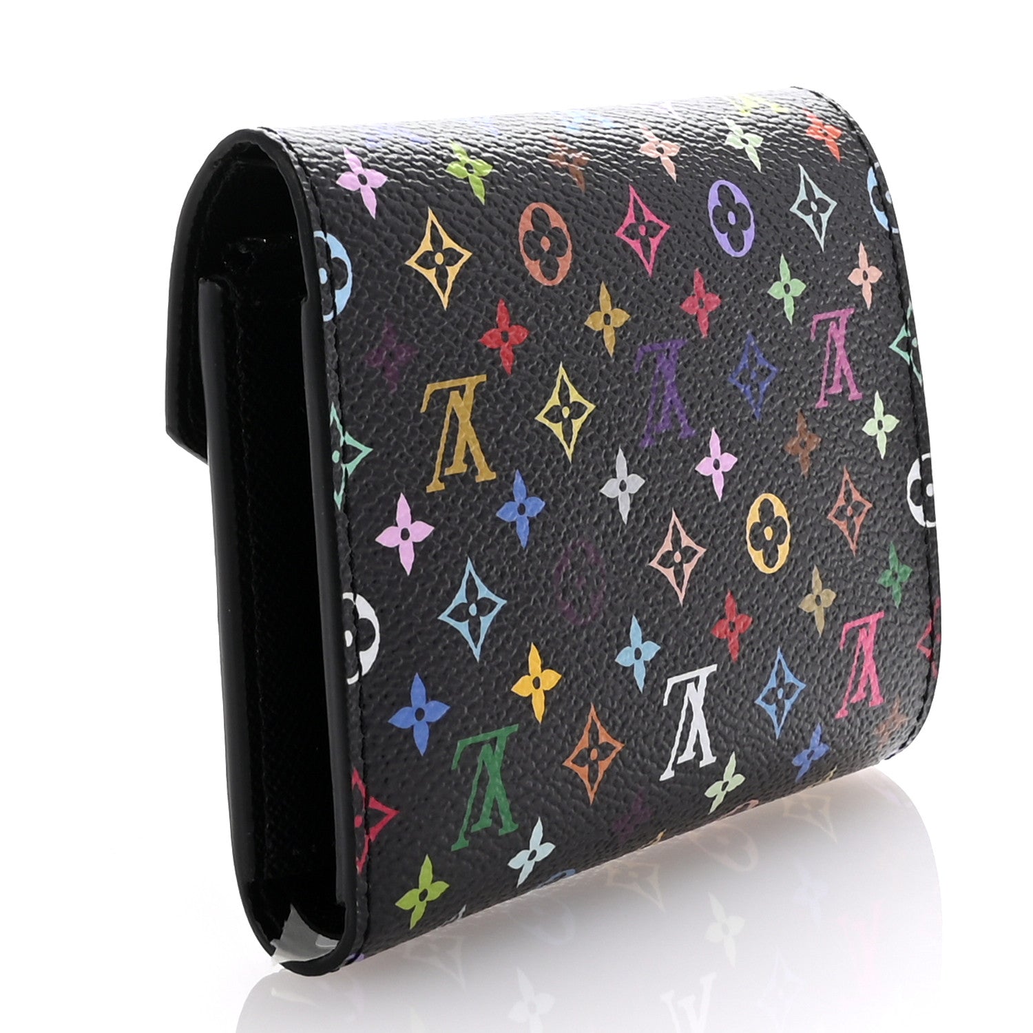Louis Vuitton LV X TM Monogram Multicolor Victorine Wallet Black 3 of 7