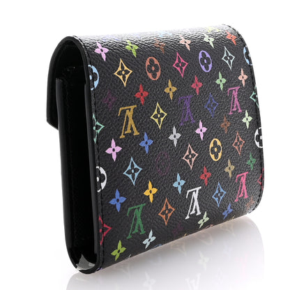 Louis Vuitton LV X TM Monogram Multicolor Victorine Wallet Black 3 of 7