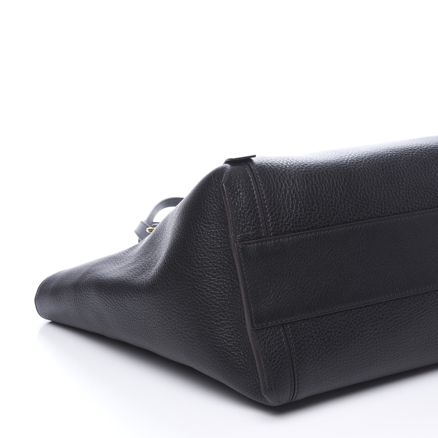 Chloe Smooth Calfskin Medium Milo Shopping Tote Black 5 of 9