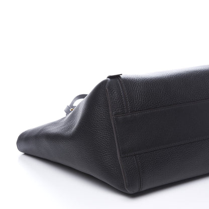Chloe Smooth Calfskin Medium Milo Shopping Tote Black 5 of 9