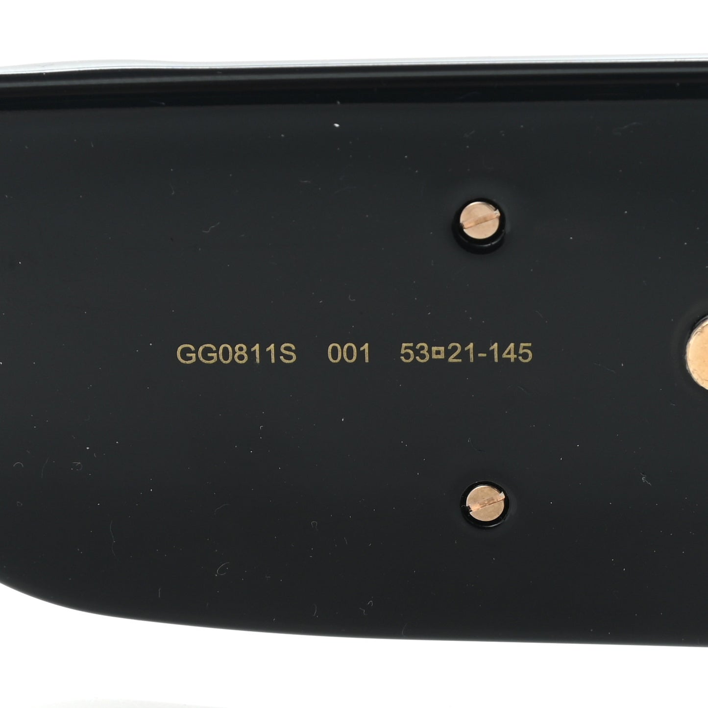 Acetate Rectangular Sunglasses GG0811S Black
