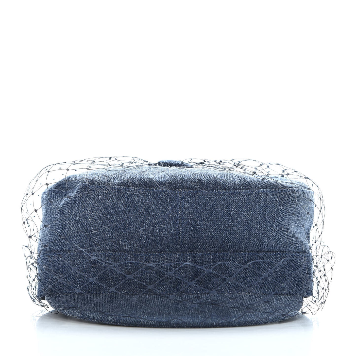 Denim Arty Cap with Veil 58 Blue