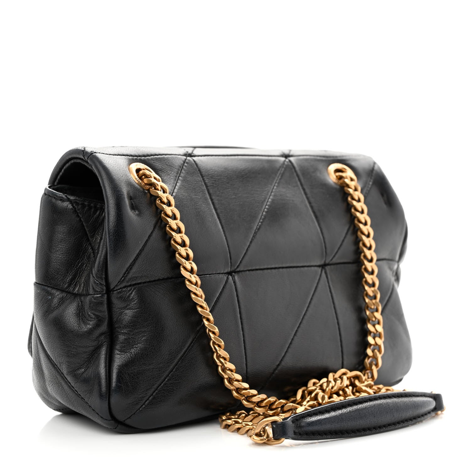 Saint Laurent Lambskin Patchwork Monogram Small Jamie Black 3 of 11