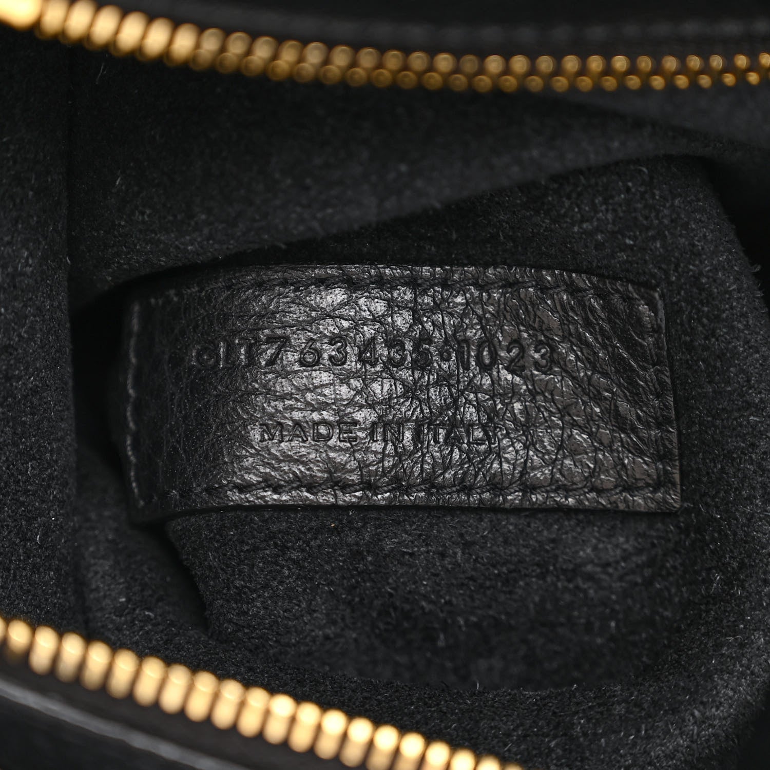 Saint Laurent Grained Deerskin Bea Tote Black 7 of 10
