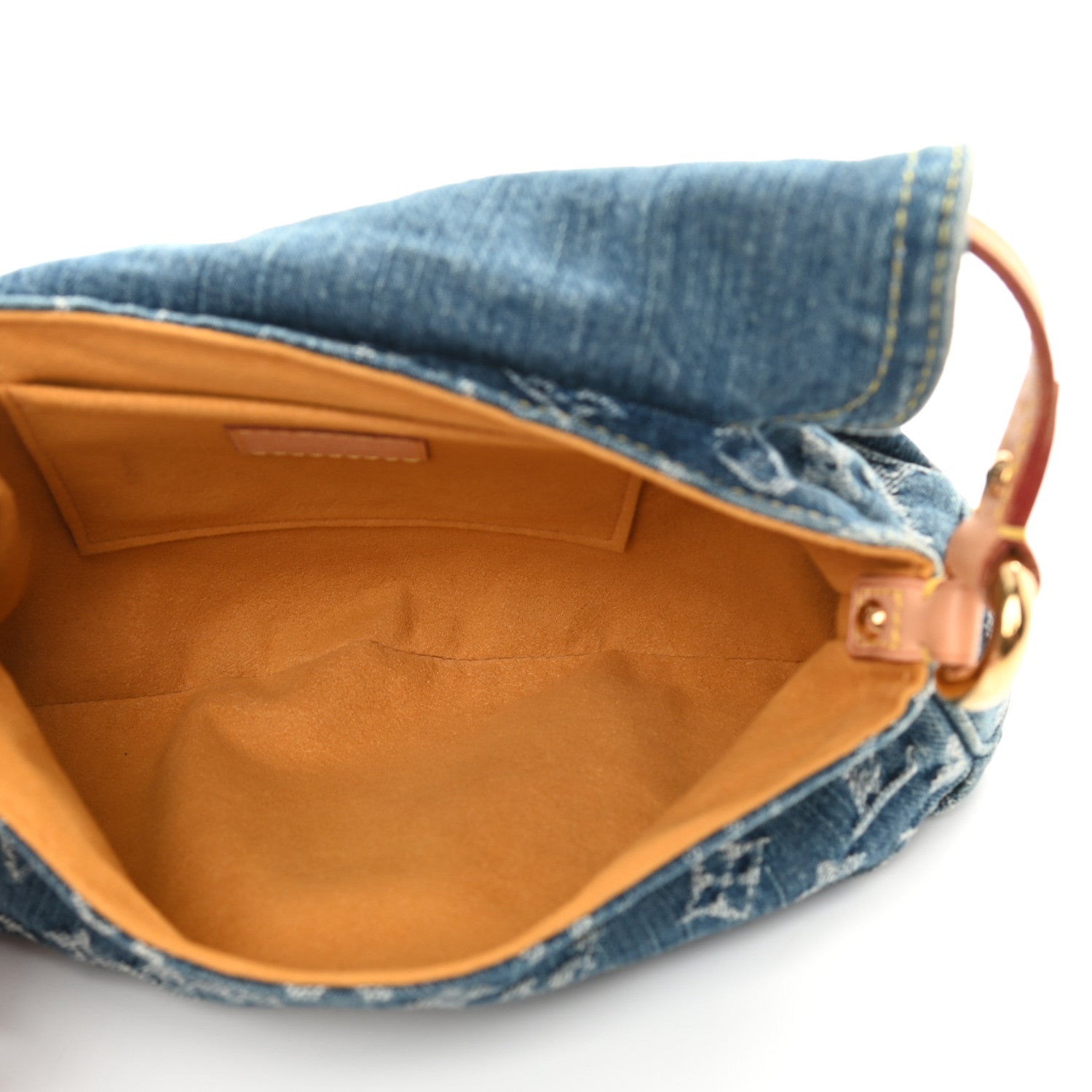 Louis Vuitton Monogram Denim Mini Pleaty Blue 5 of 12