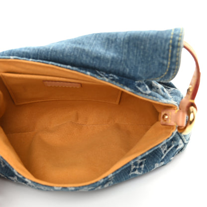 Louis Vuitton Monogram Denim Mini Pleaty Blue 5 of 12