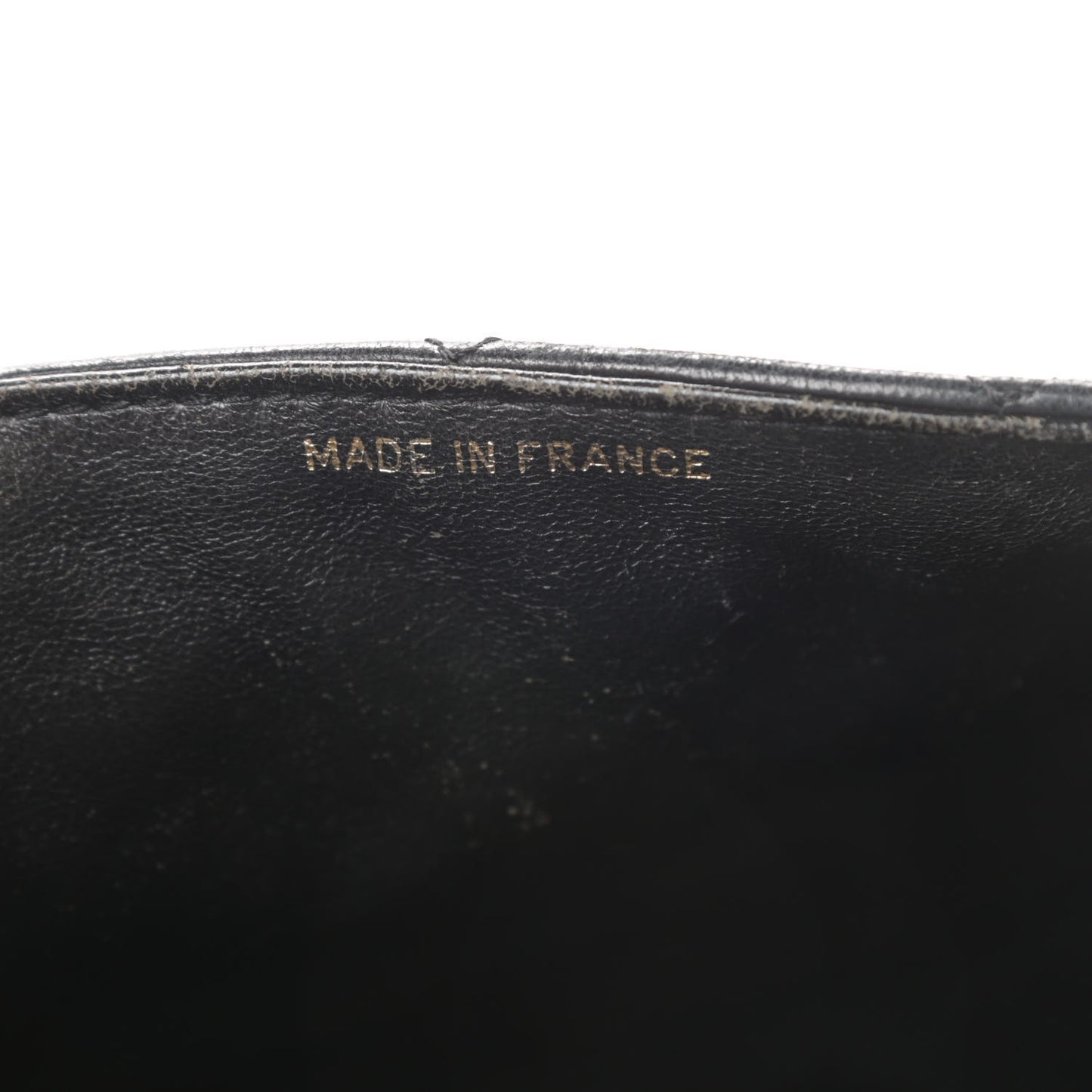 Lambskin Quilted CC Flap Shoulder Bag Black