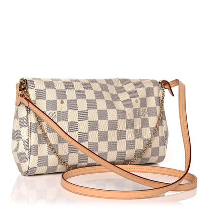 Louis Vuitton Damier Azur Favorite MM 3 of 13