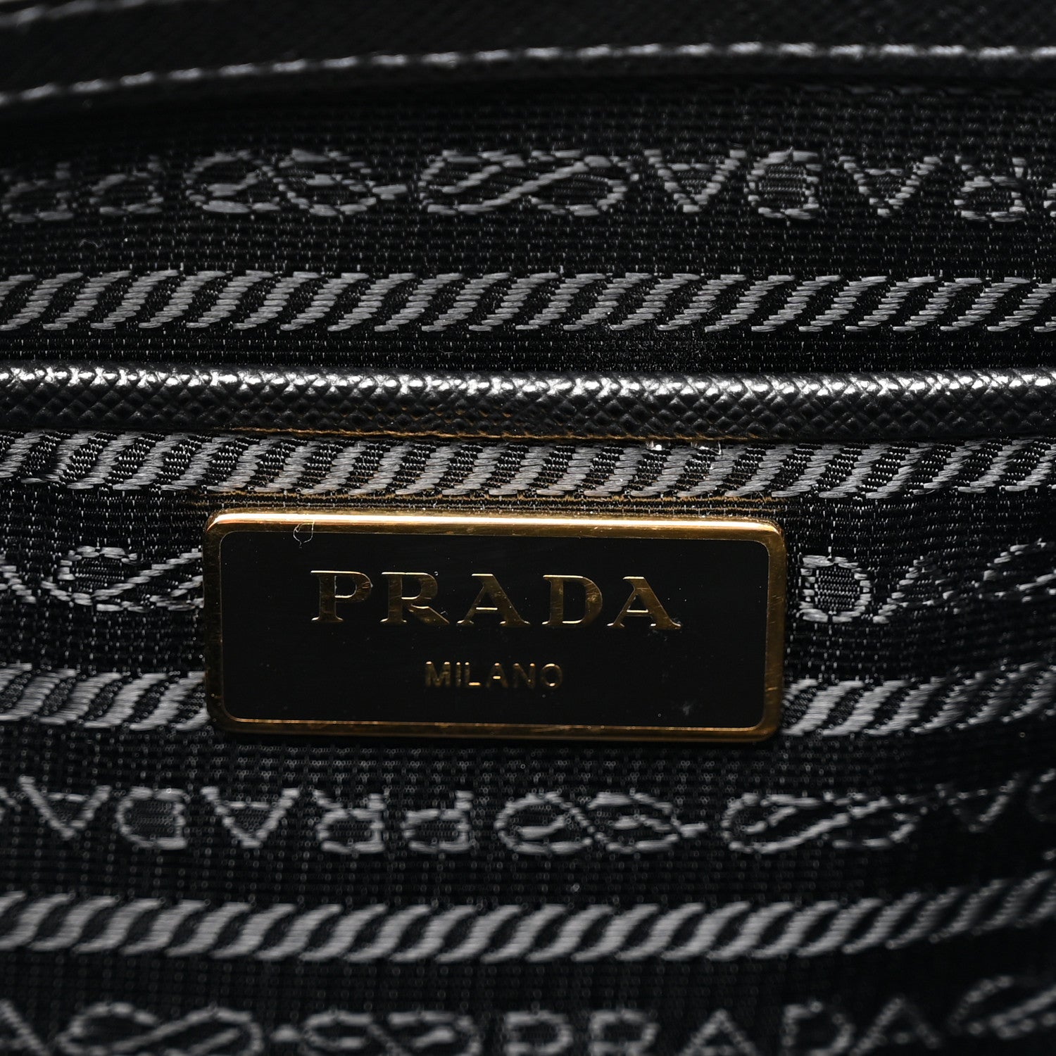 Prada Saffiano Medium Galleria Double Zip Tote Black 6 of 9