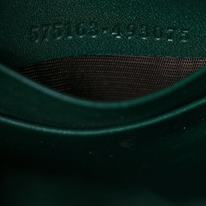 Gucci Velvet Matelasse Mini GG Marmont 2.0 Bucket Bag Dark Green 10 of 12