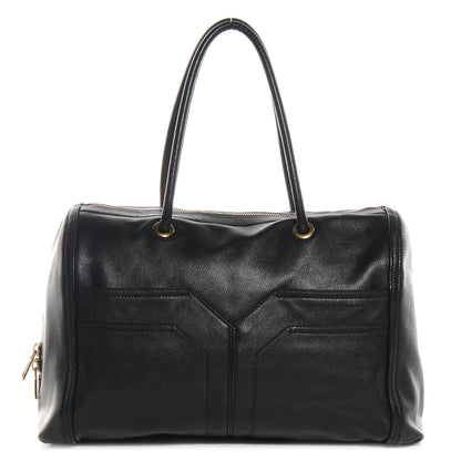 Saint Laurent Calfskin Lucky Chyc Boston Black 1 of 7