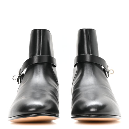 Hermes Calfskin Neo Low Boots 41 Black 3 of 9