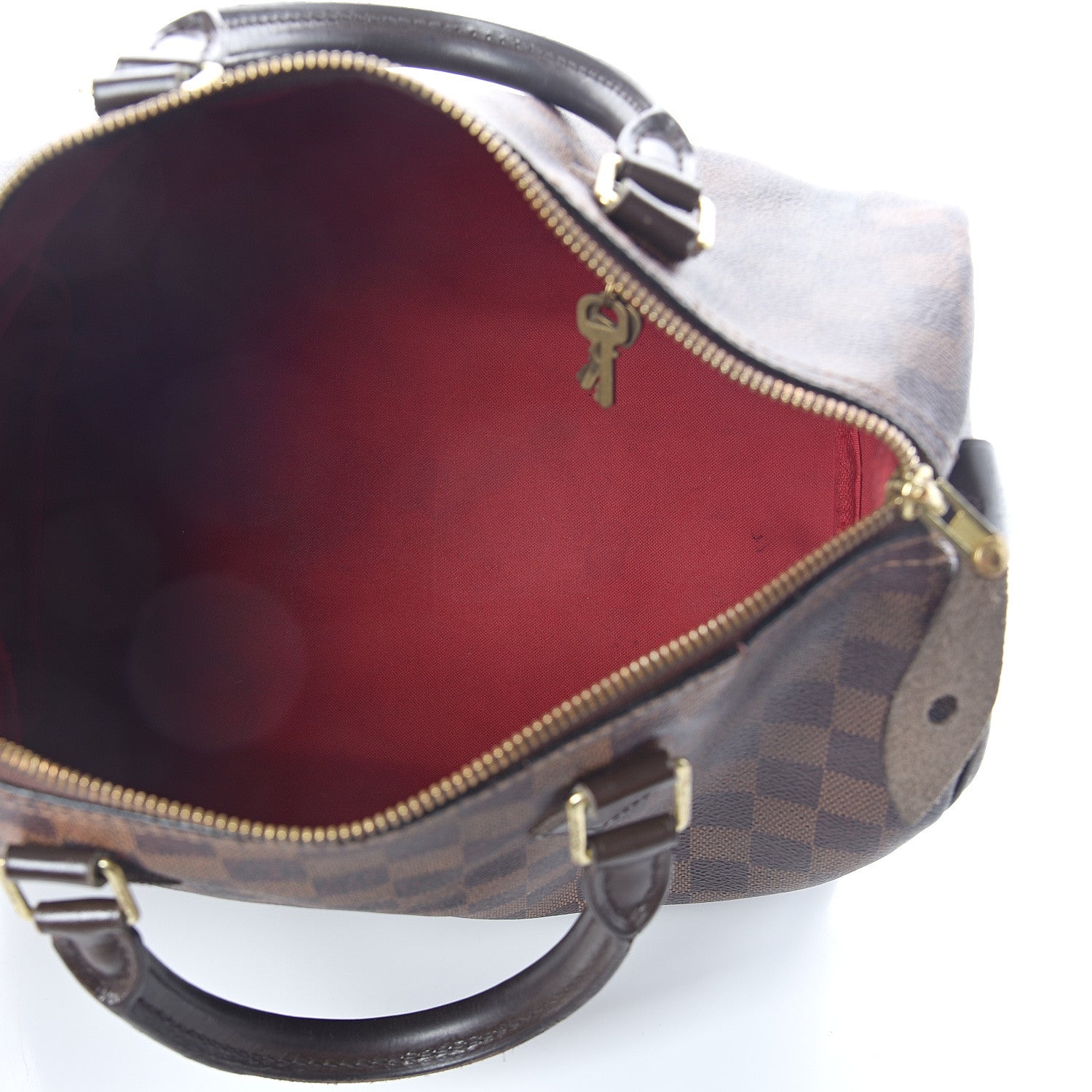 Louis Vuitton Damier Ebene Speedy 30 5 of 14