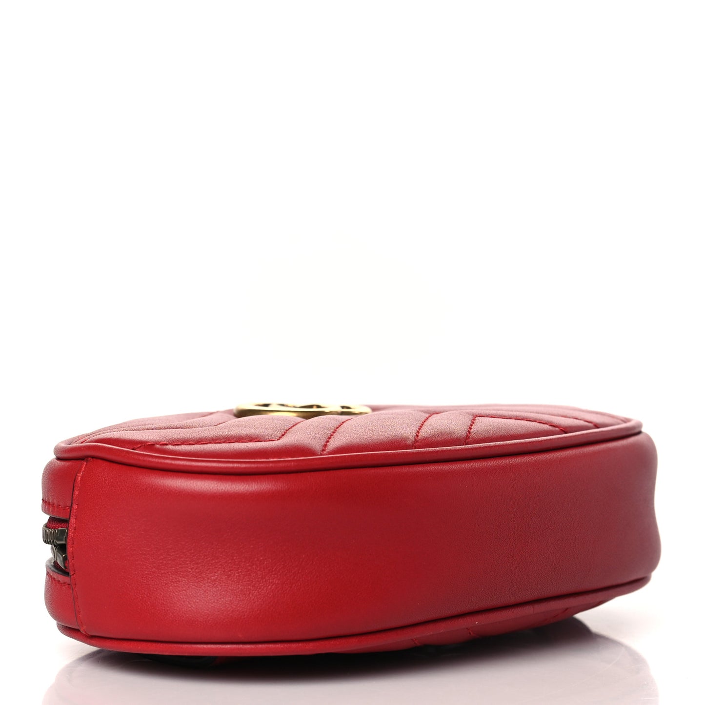 Calfskin Matelasse GG Marmont Belt Bag 75 30 Hibiscus Red