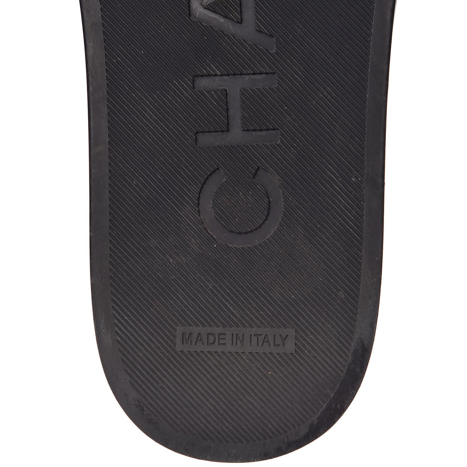 Chanel Satin Canvas Chain Flat Sandals 39 Marine 8 of 10