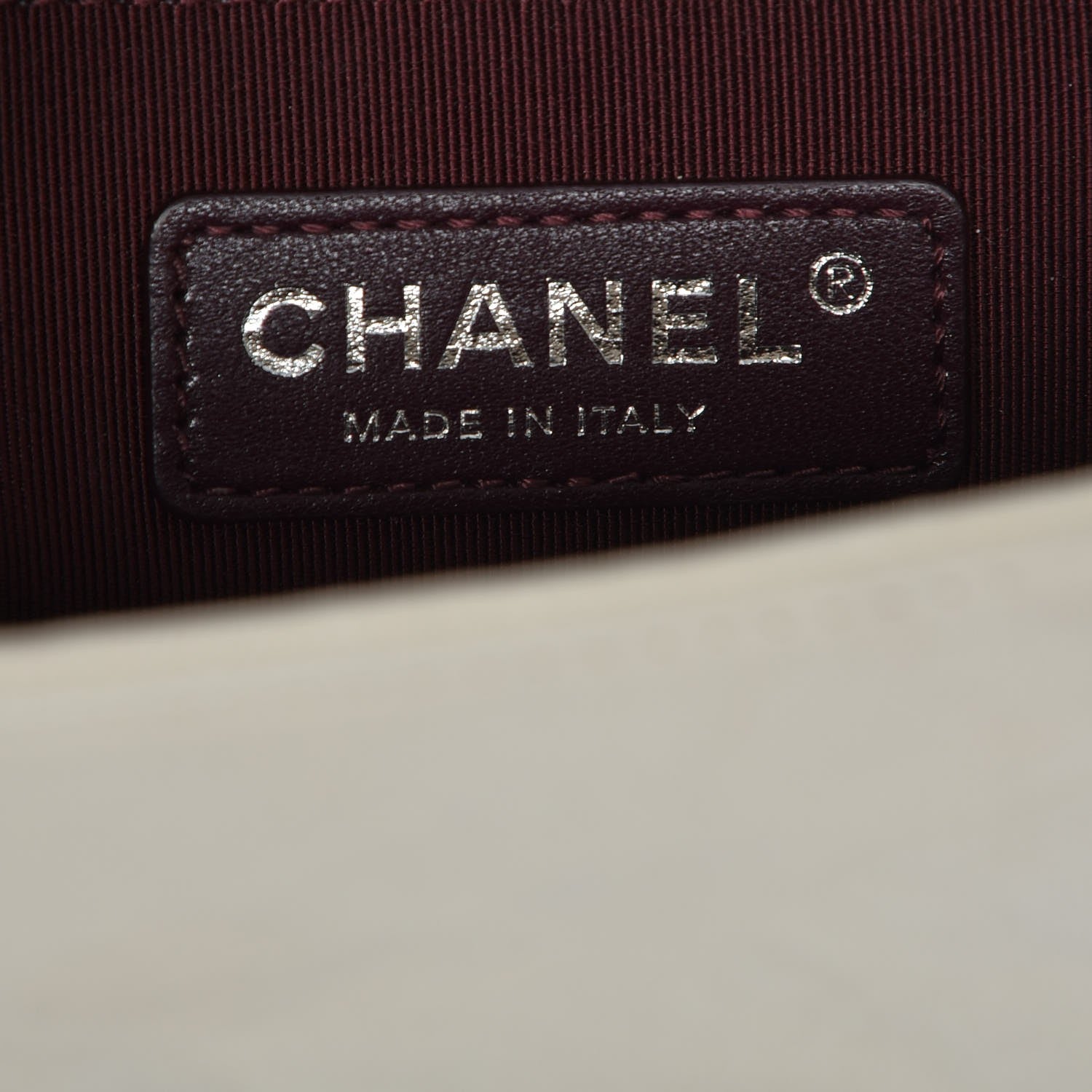 Chanel Crumpled Lambskin Small Studded Boy Flap Ecru 6 of 8