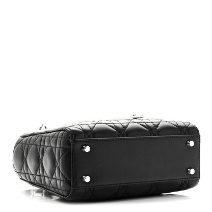 Christian Dior Lambskin Cannage Mini Lady Dior Black 4 of 9