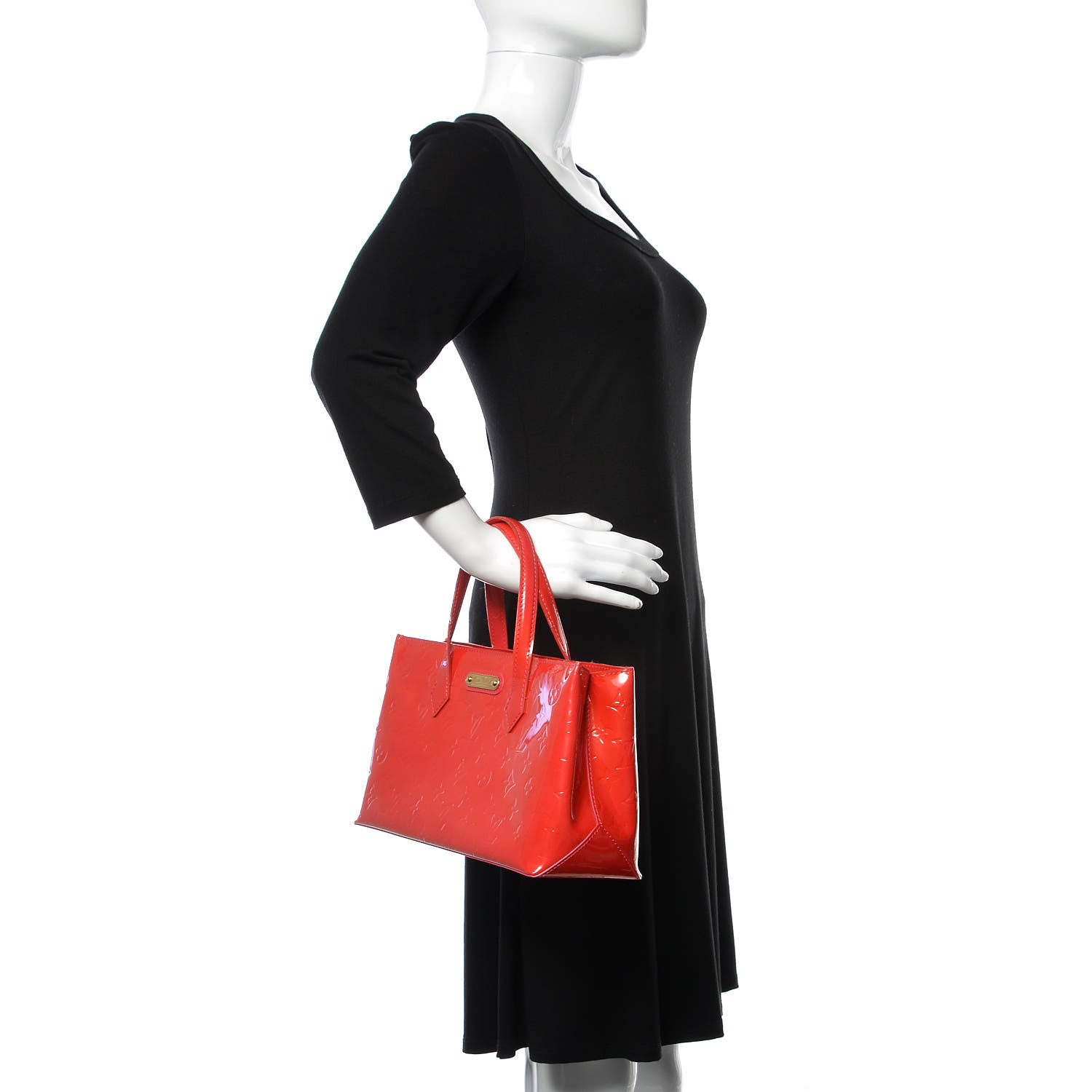 Louis Vuitton Vernis Wilshire PM Rose Pop 2 of 9