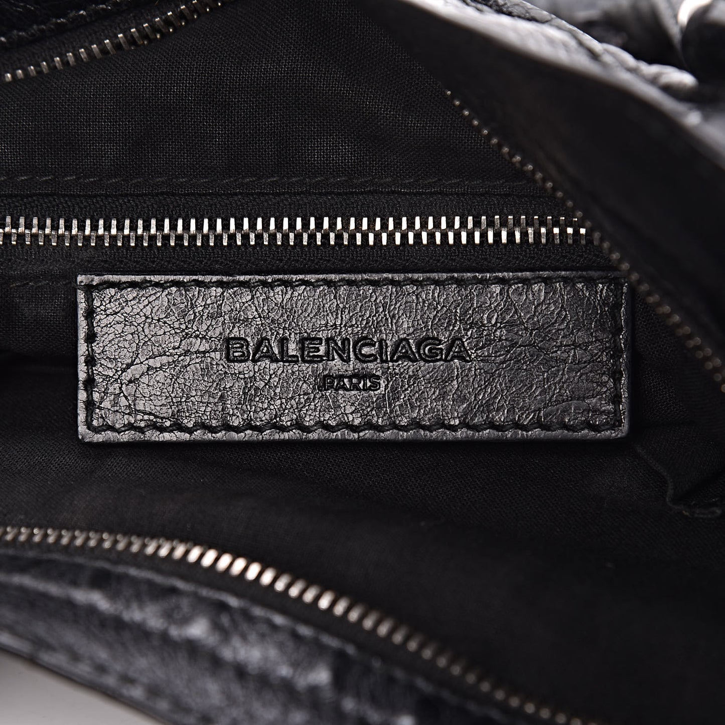 Agneau Giant 12 Silver Hardware Town Black