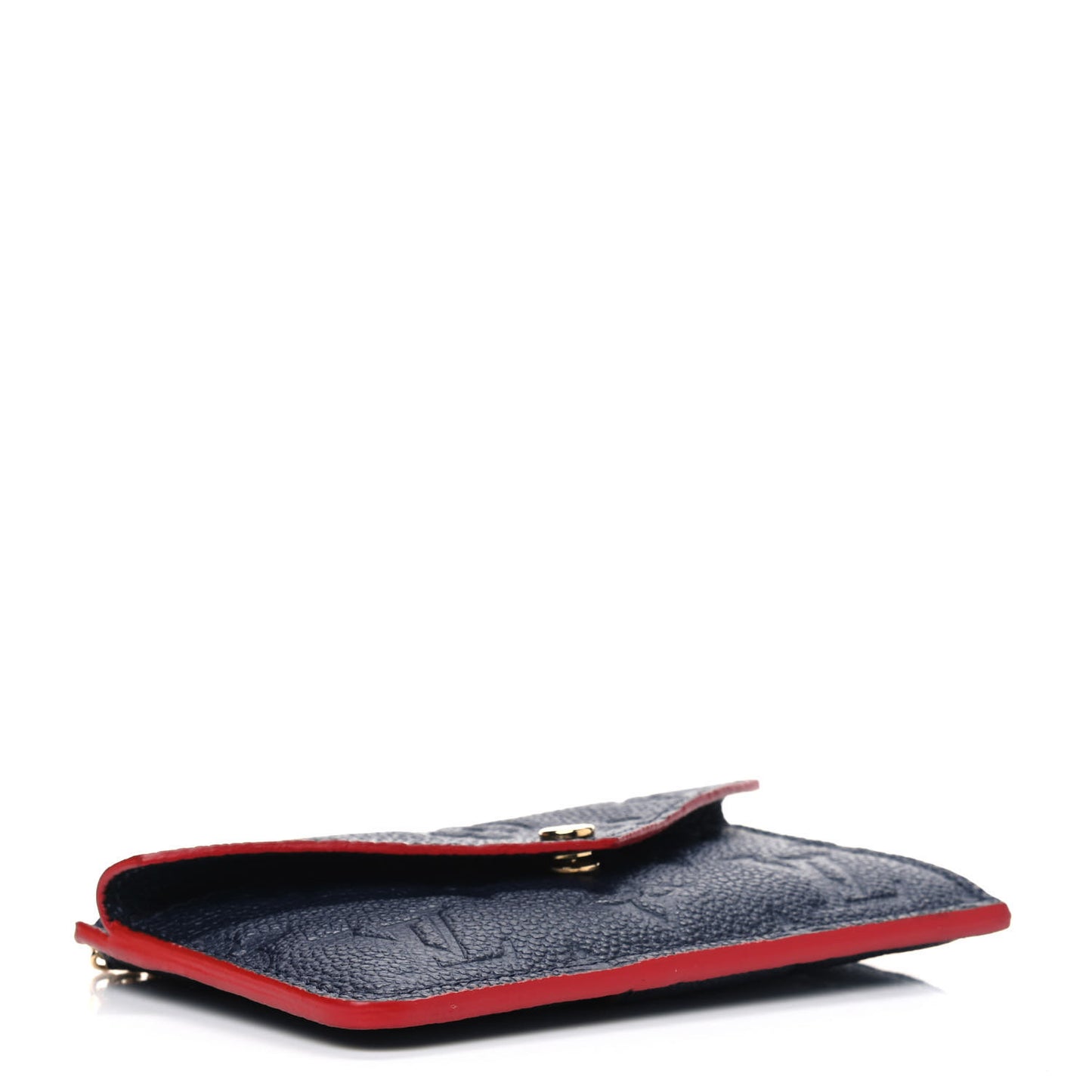 Empreinte Recto Verso Card Holder Marine Rouge