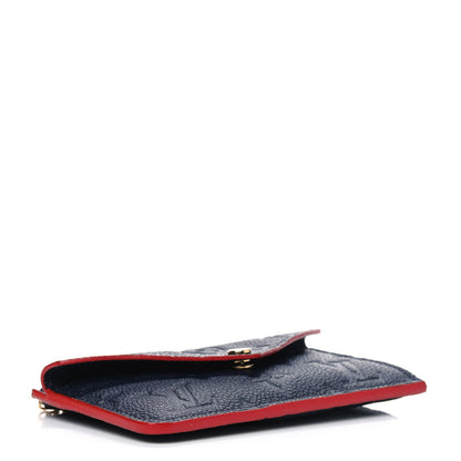 Louis Vuitton Empreinte Recto Verso Card Holder Marine Rouge 3 of 4