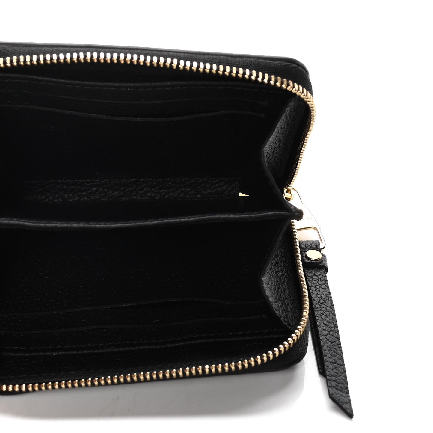 Empreinte Monogram Giant Zippy Coin Purse Black Beige