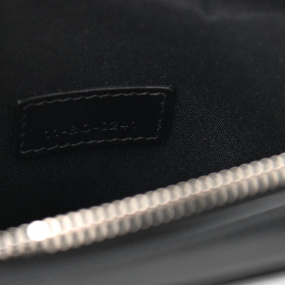 Christian Dior Calfskin Oblique Galaxy Perforated World Tour Messenger Pouch Black 7 of 11
