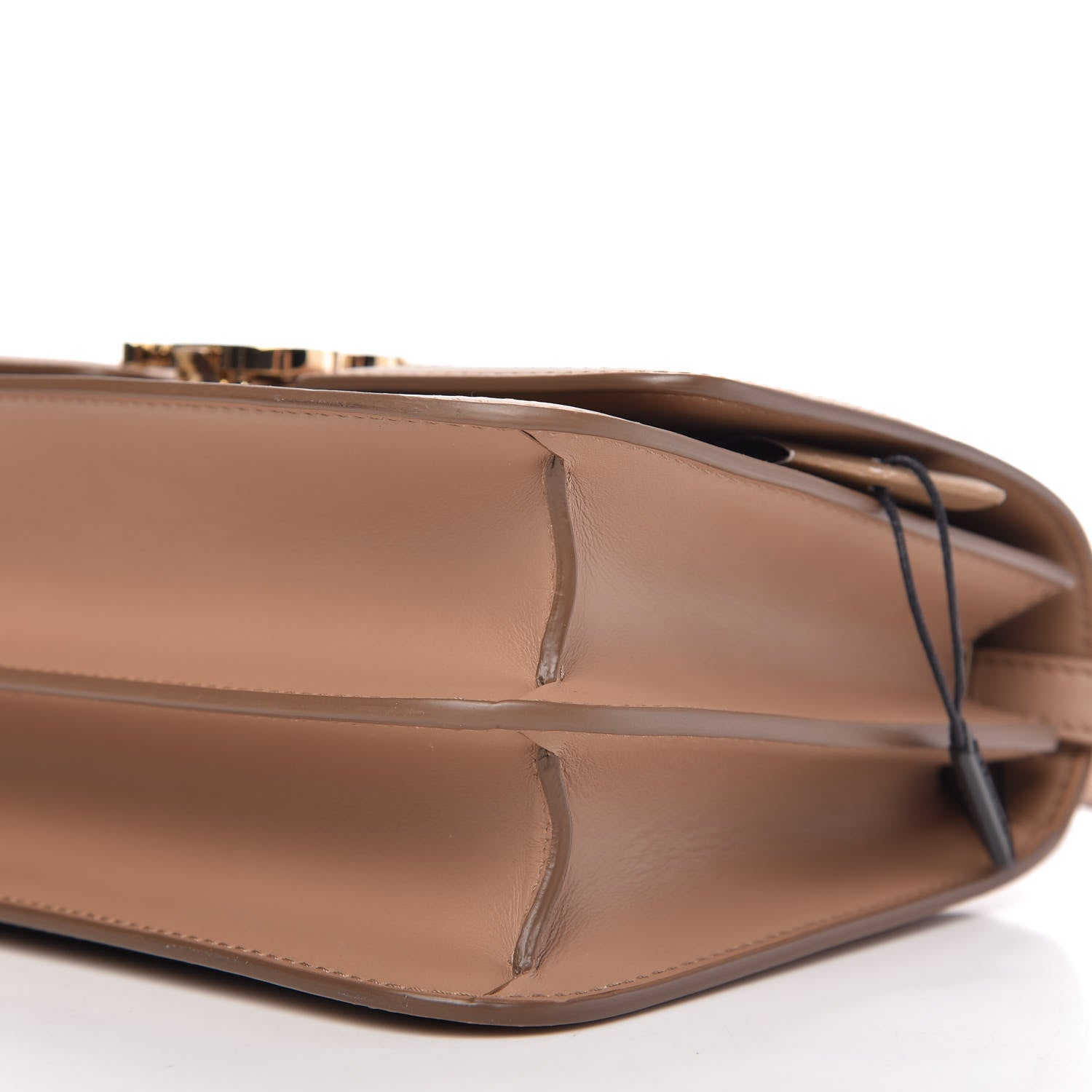 Burberry Calfskin Tartan Print Small TB Bag Light Fawn 7 of 9