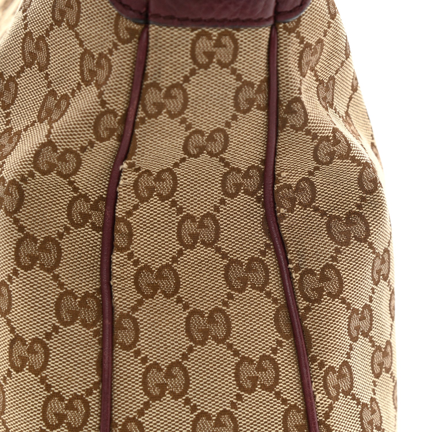 Gucci Monogram Medium Diana Bamboo Shoulder Bag Dark Purple 15 of 18